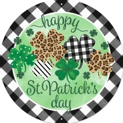 Craig Bachman Happy St. Patrick's Day Sign, 8"
