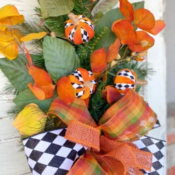 Liberty Floral Harlequin Pumpkin Spray
