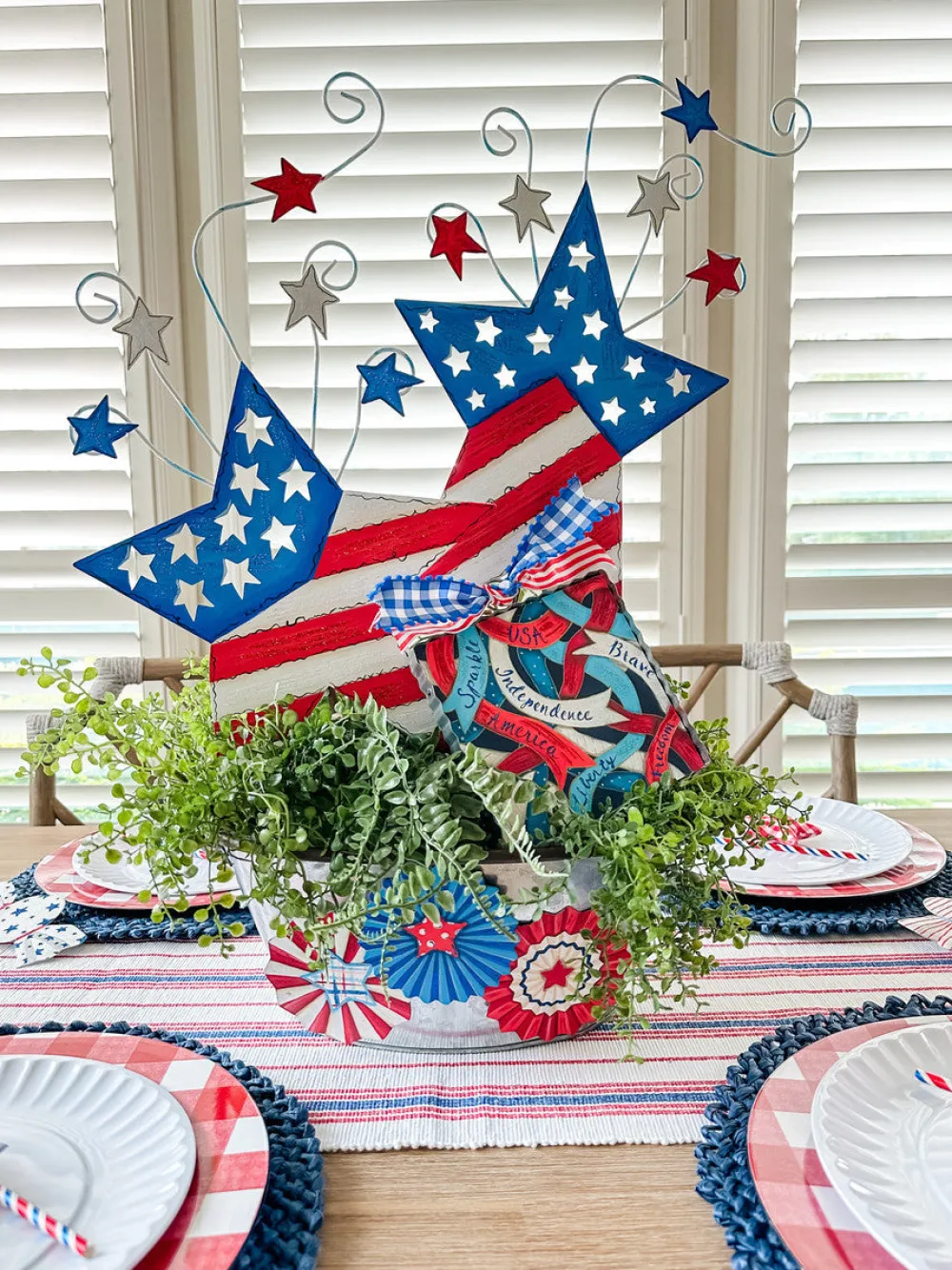 The Round Top Collection Independence Ribbon Mini Gallery Art