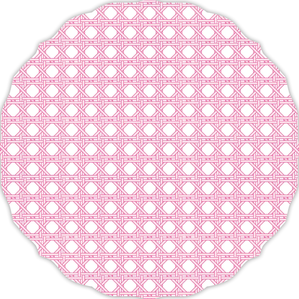 RosanneBeck Collections Interlocking Cane Pattern Posh Placemat Set