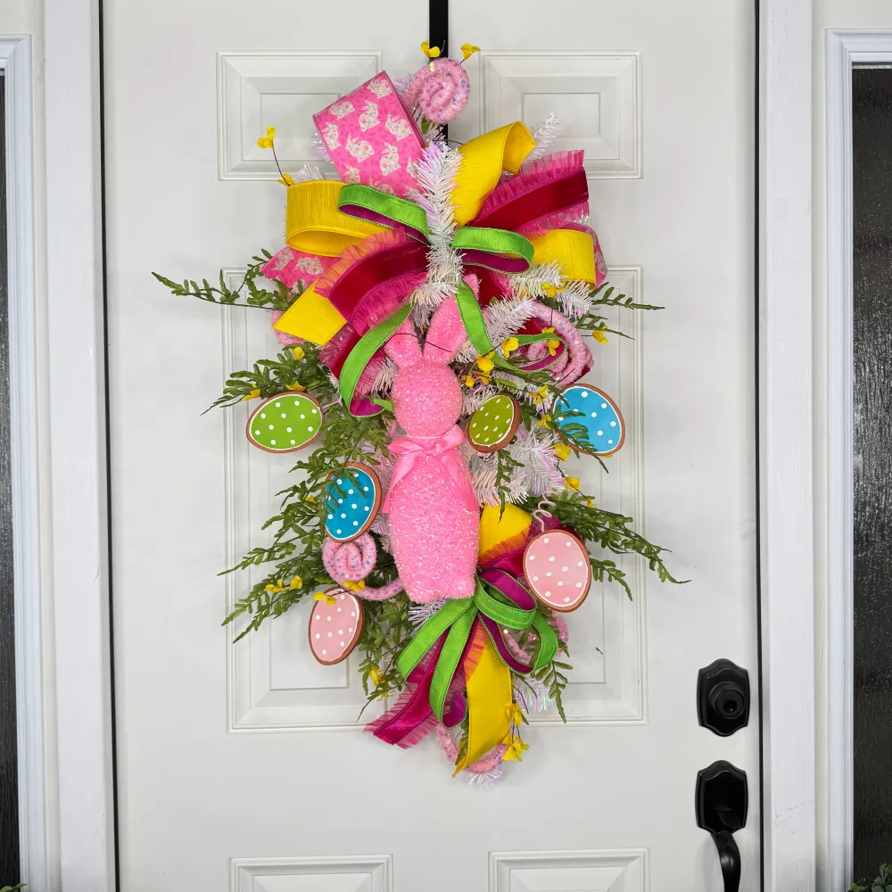 Miss Cayce's Iridescent Easter Teardrop