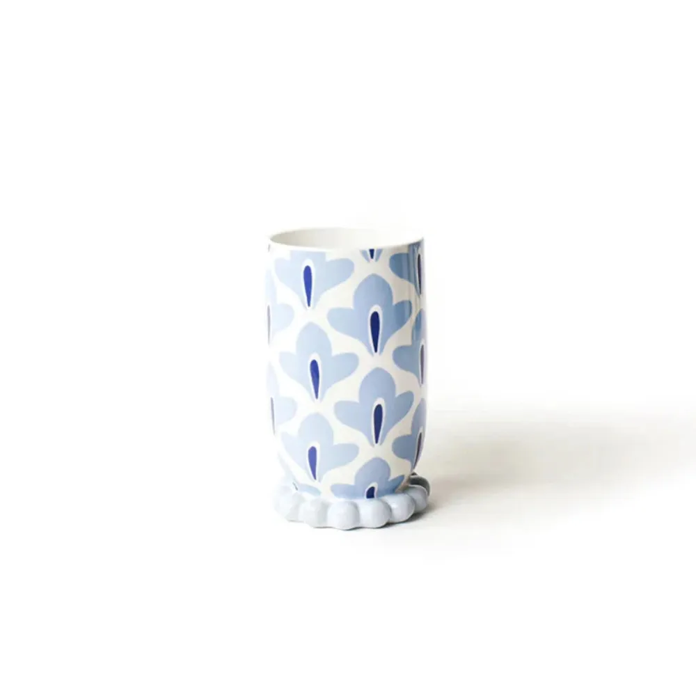 Coton Colors Iris Blue Cylinder Vase, Medium