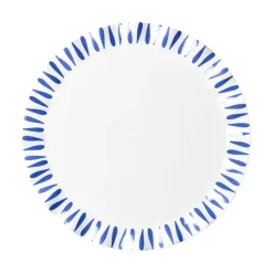 Coton Colors Iris Blue Drop Ruffle Cake Stand
