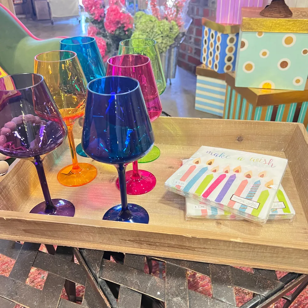 Pop Design Jewel Wine Glasses
