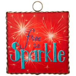 The Round Top Collection Kross Free To Sparkle Mini Gallery Art