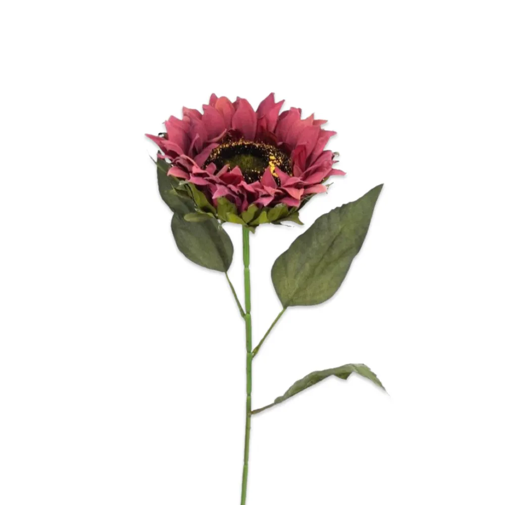 Liberty Floral Large Burgandy Sunflower Stem