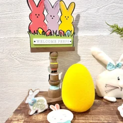 180 Degrees Large Flocked Egg Figurine