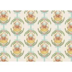Hester & Cook Laurel Bunny Baskets Placemat Set