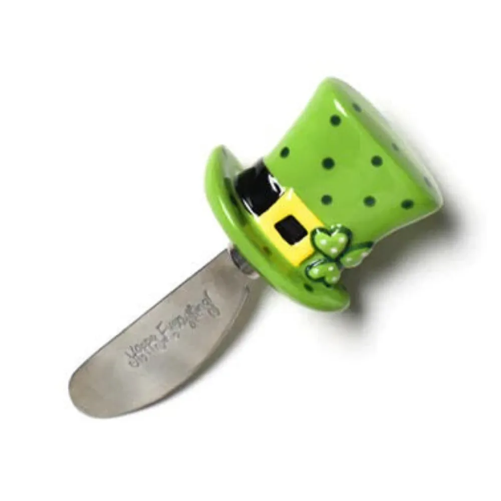 Happy Everything Leprechaun Hat Embellishment Appetizer Spreader by !
