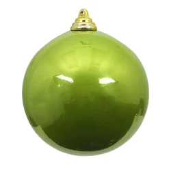 Farrisilk Lime Green Candy Apple Ball Ornament, 8"