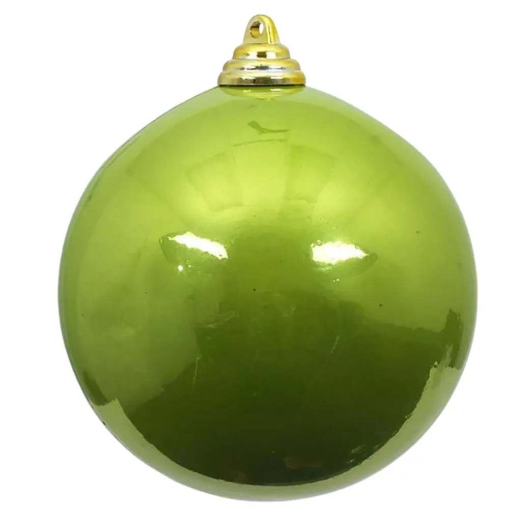 Farrisilk Lime Green Candy Apple Ball Ornament, 6"