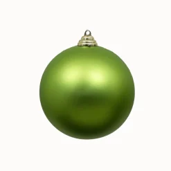 Farrisilk Lime Green Matte Ball Ornament, 8"