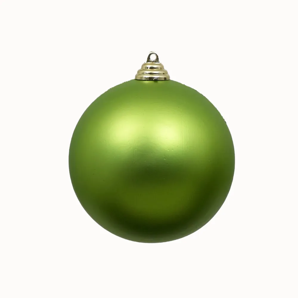 Farrisilk Lime Green Matte Ball Ornament, 8"