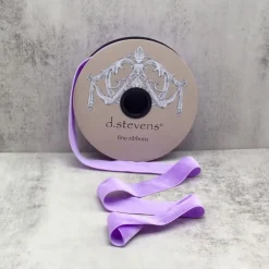 D. Stevens Lovely Lavender Voss Velvet Ribbon, 1.5" X 20YD
