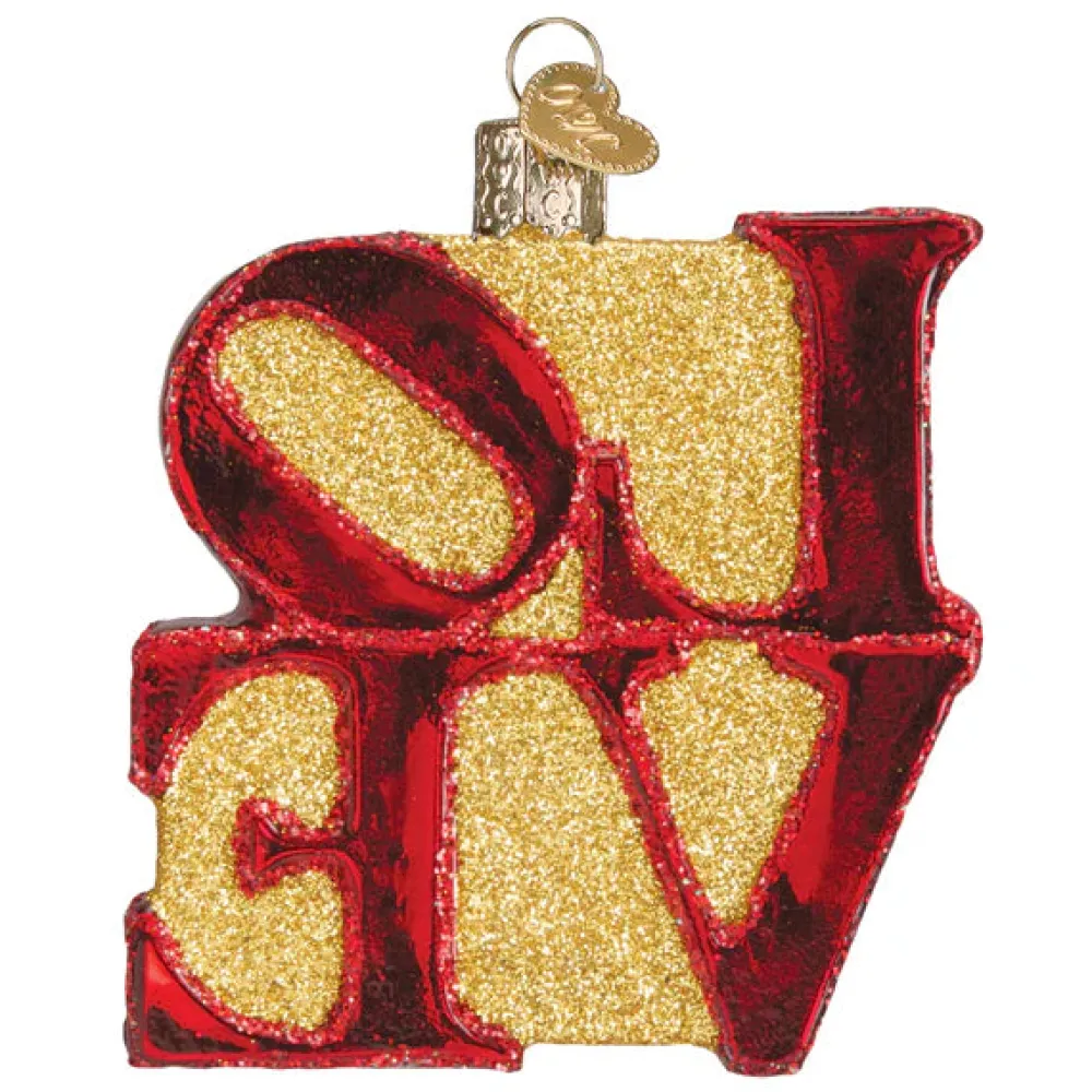Old World Christmas Love Ornament