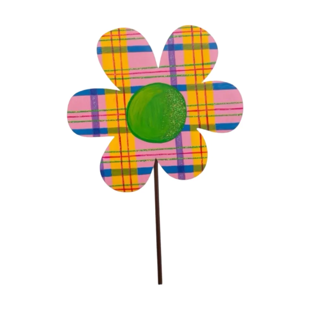 The Round Top Collection Madras Flower, Small