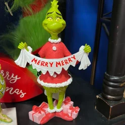 Department 56 Merry Collection Grinch Figurine, Dept. 56 Village