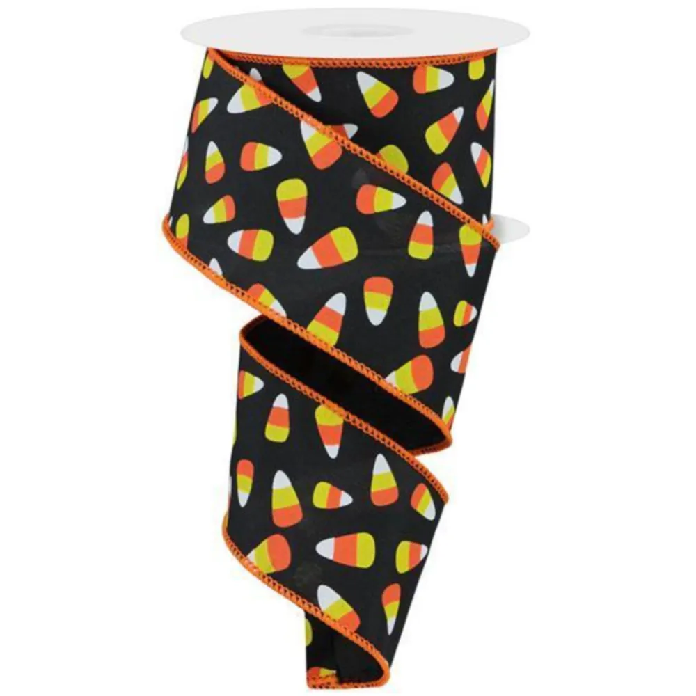 Craig Bachman Mini Candy Corn Ribbon, 2.5" X 10YD