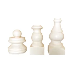 The Round Top Collection Mini Gallery Display Pole, Cream