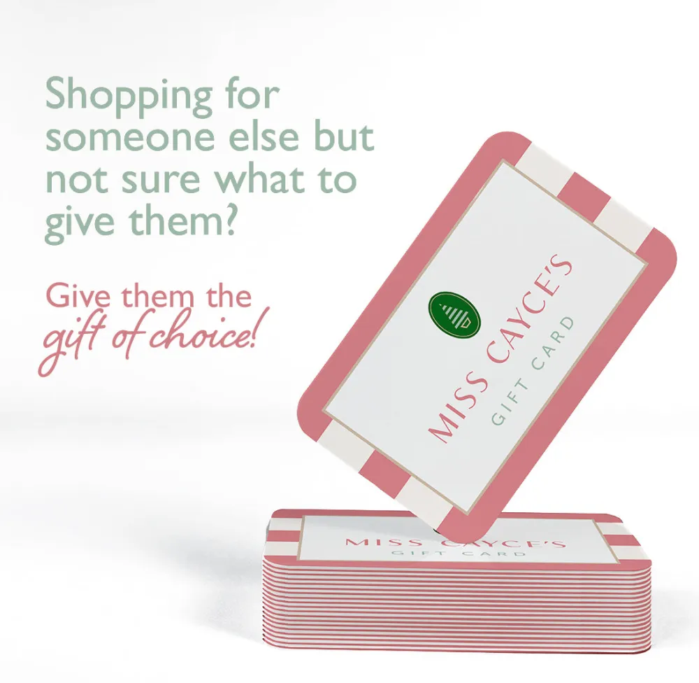 Miss Cayce's Gift Card