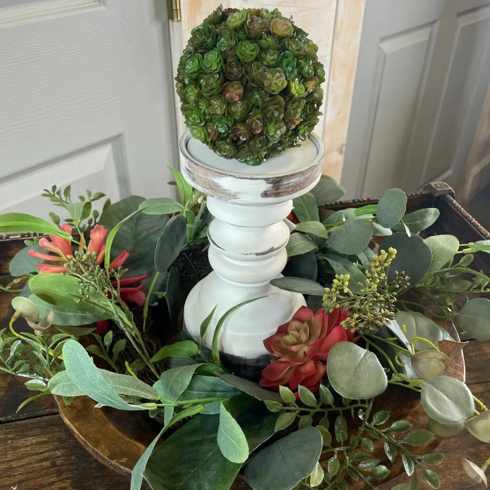 CRI Mixed Succulent Wreath 6"