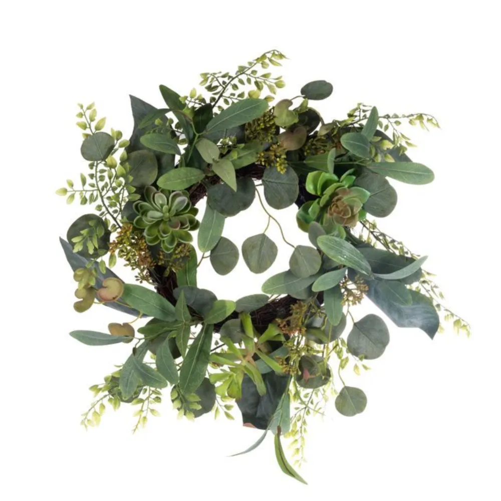 CRI Mix Succulent Wreath 6"
