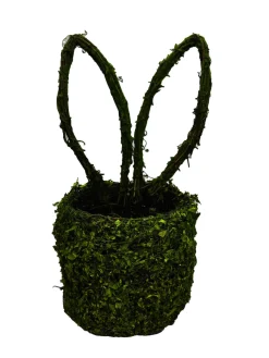 Liberty Floral Moss Bunny Ears Basket