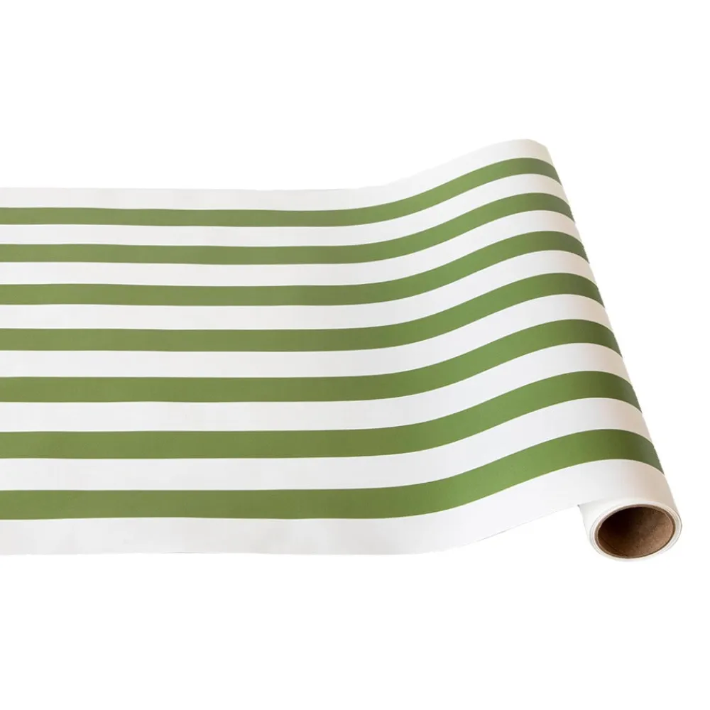 Hester & Cook Moss Classic Stripe Runner