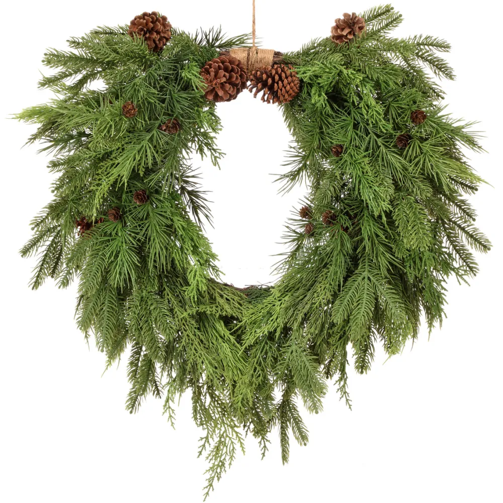 Regency Natural Touch Heart Wreath