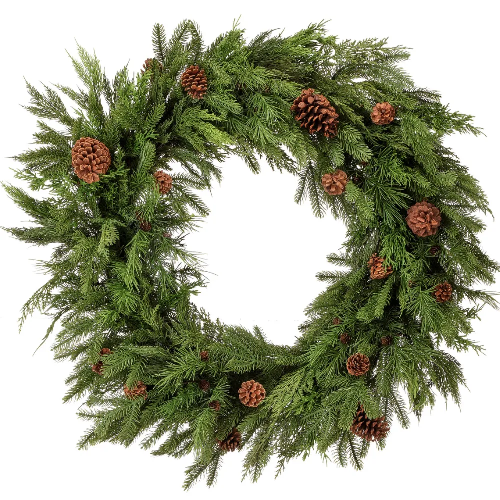 Regency Natural Touch Mix Evergreen Wreath