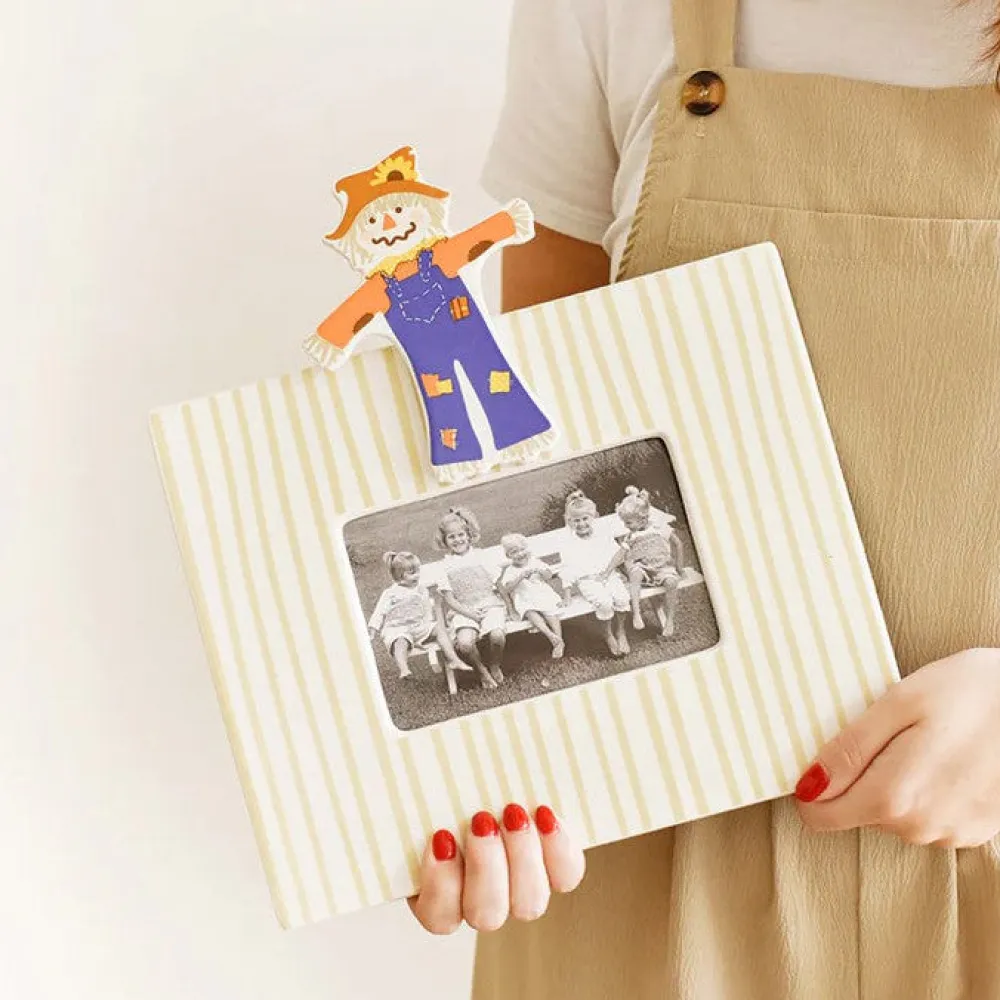 Happy Everything Neutral Skinny Stripe Mini Frame by !