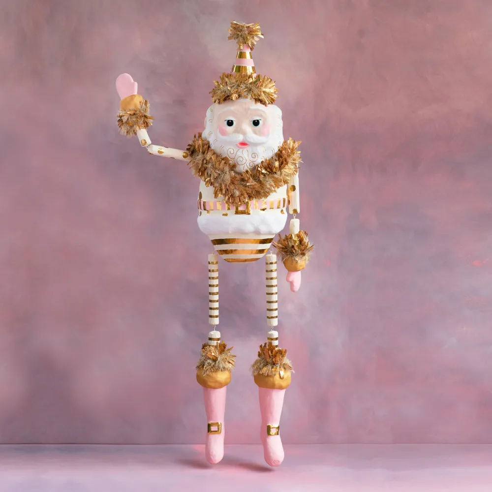 Glitterville Papa Noel Display by