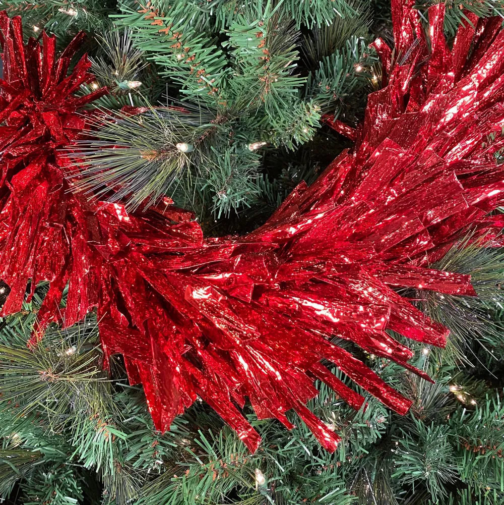 Deck The Halls Y'all Party Garland, Red