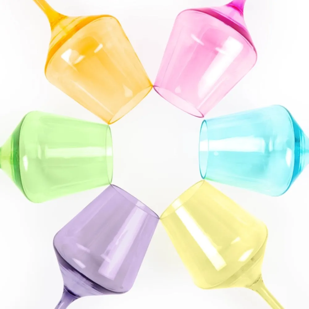 Pop Design Pastel Wine Glasses