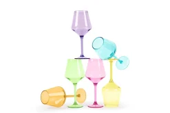 Pop Design Pastel Wine Glasses