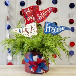 The Round Top Collection Patriotic Pennant Flag