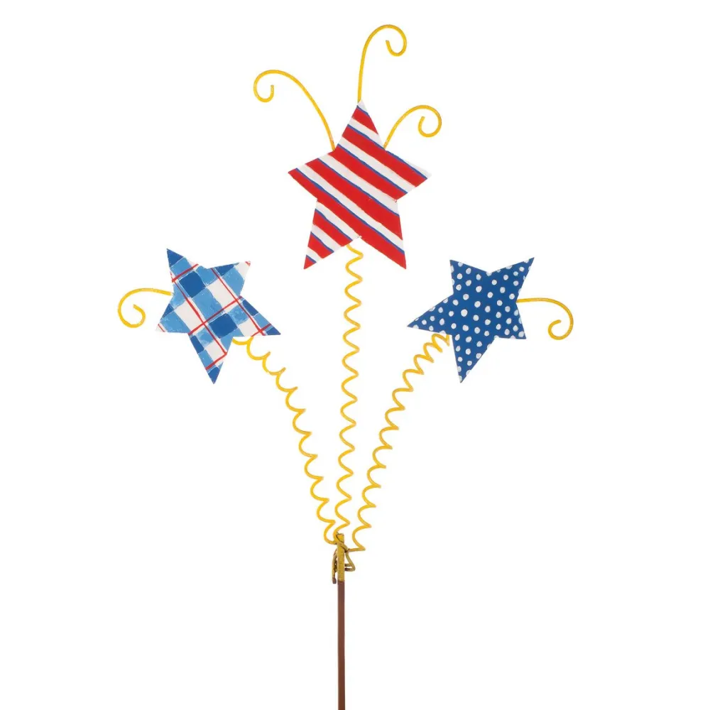 The Round Top Collection Patriotic 3 Star Stake