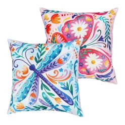 Evergreen Patterned Friends Pillow