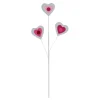 Craig Bachman Pearl Trim Felt Heart Spray 24.5"
