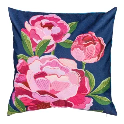 Evergreen Peony Garden Welcome Interchangeable Pillow