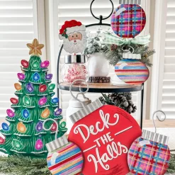 The Round Top Collection Pile of Merry & Bright Ornaments