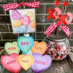 The Round Top Collection Pile of Talking Hearts
