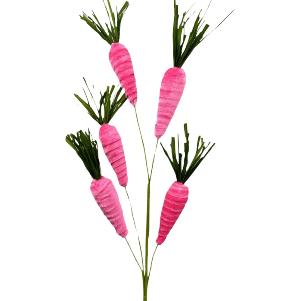 Liberty Floral Pink and Green Carrot Spray