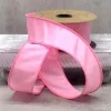 D. Stevens Pink Faux Dupion Ribbon, 1.5" x 10YD