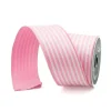 Farrisilk Pink Newport Stripe Ribbon, 2.5" X 10YD