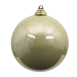 Farrisilk Platinum Candy Apple Ball Ornament, 4"