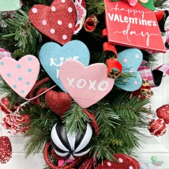 Liberty Floral Polka Dot Heart Spray