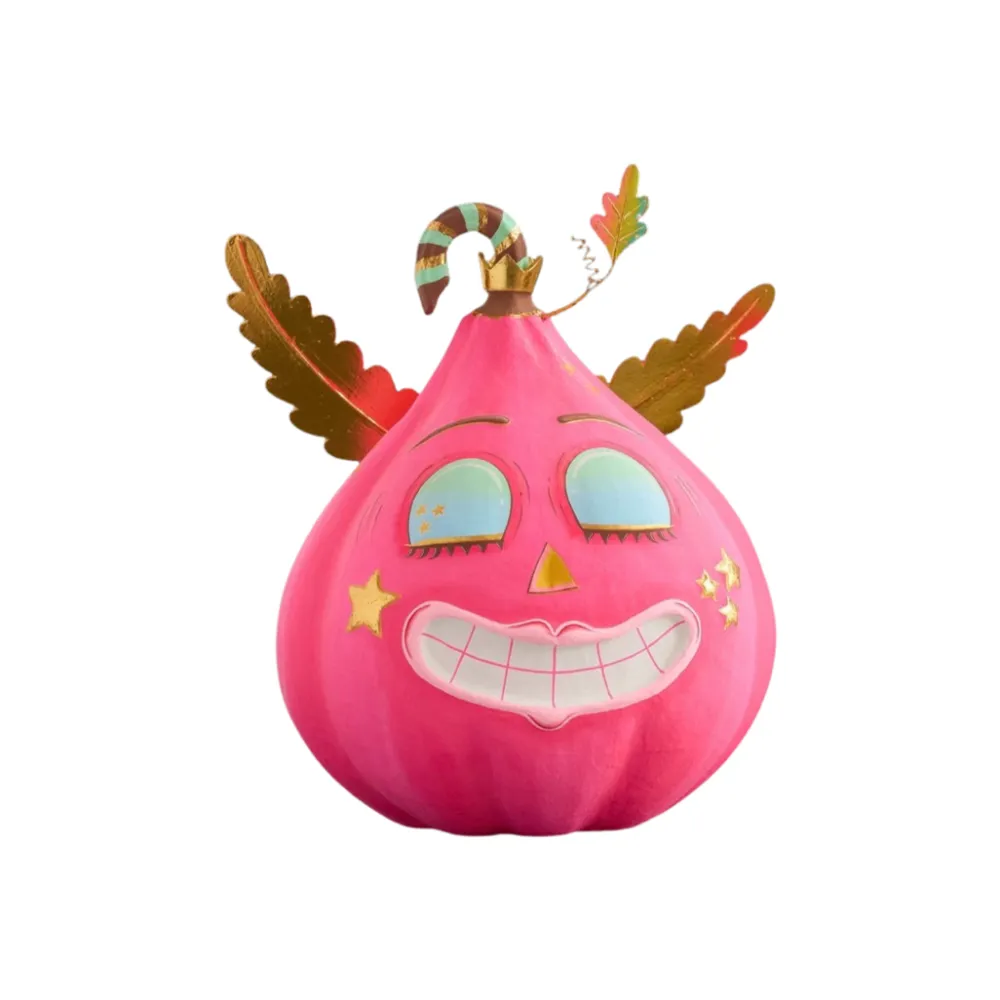 Glitterville Pumpkin Pixies Display by , Medium