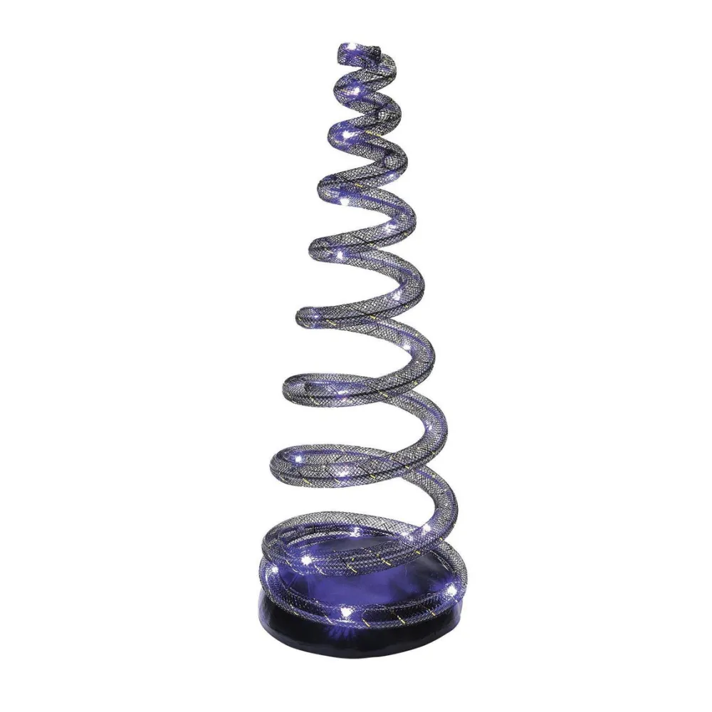 Department 56 Purple LED Spiralight Tree, Dept. 56 Village
