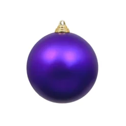 Farrisilk Purple Matte Ball Ornament, 6"